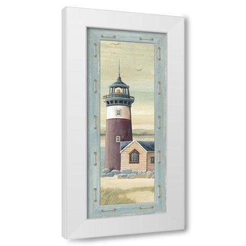 First Light III White Modern Wood Framed Art Print by Audrey, Charlene