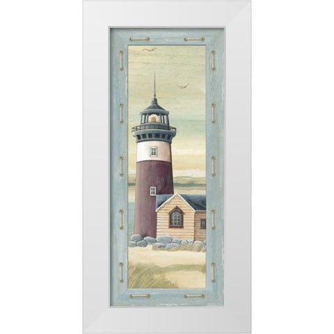 First Light III White Modern Wood Framed Art Print by Audrey, Charlene