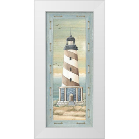 First Light IV White Modern Wood Framed Art Print by Audrey, Charlene