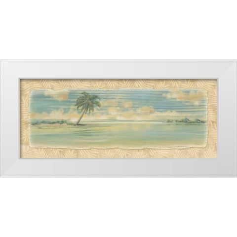 Oasis I White Modern Wood Framed Art Print by Audrey, Charlene