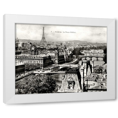 Paris I White Modern Wood Framed Art Print by Babbitt, Gwendolyn