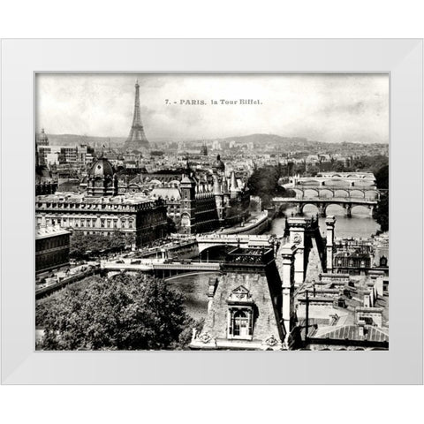 Paris I White Modern Wood Framed Art Print by Babbitt, Gwendolyn