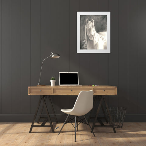 Dream Weaver White Modern Wood Framed Art Print by Babbitt, Gwendolyn