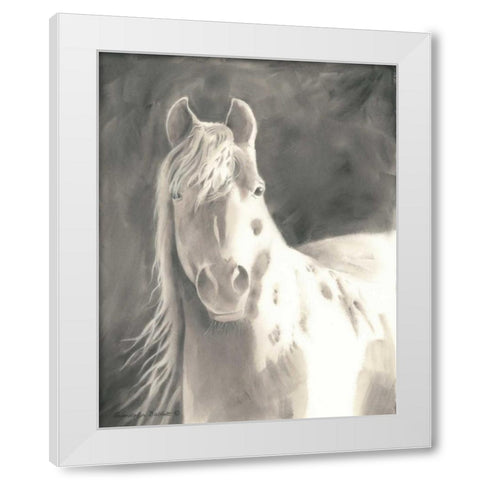 Dream Weaver White Modern Wood Framed Art Print by Babbitt, Gwendolyn
