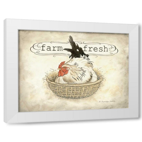 Farm Fresh White Modern Wood Framed Art Print by Babbitt, Gwendolyn