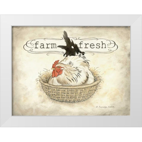 Farm Fresh White Modern Wood Framed Art Print by Babbitt, Gwendolyn