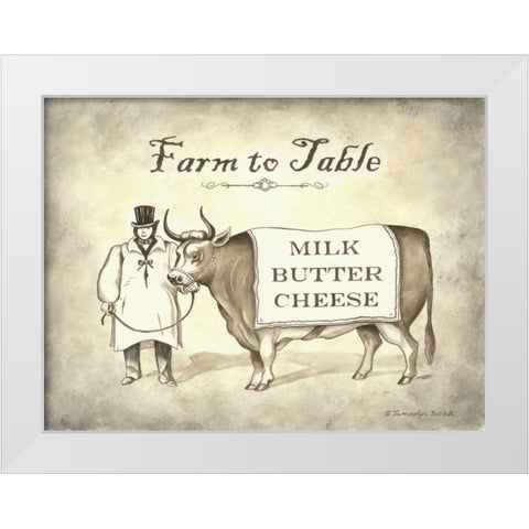 Farm to Table White Modern Wood Framed Art Print by Babbitt, Gwendolyn