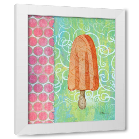 Frozen Delight I White Modern Wood Framed Art Print by Brent, Paul