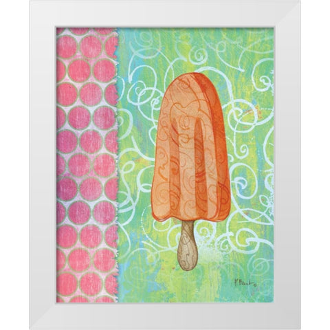 Frozen Delight I White Modern Wood Framed Art Print by Brent, Paul