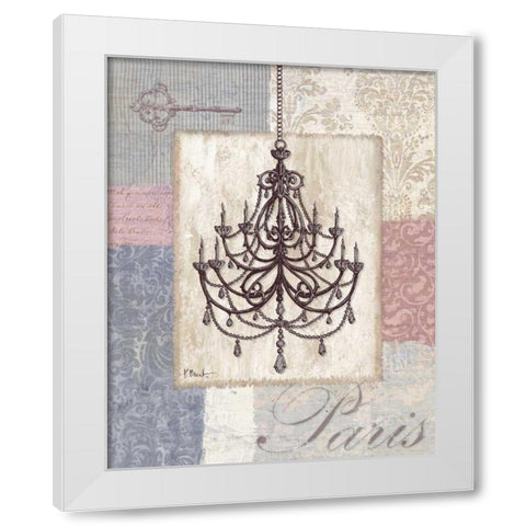 Boutique de Paris II White Modern Wood Framed Art Print by Brent, Paul