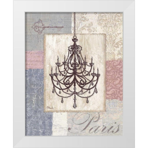 Boutique de Paris II White Modern Wood Framed Art Print by Brent, Paul