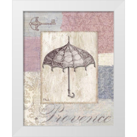 Boutique de Paris IV White Modern Wood Framed Art Print by Brent, Paul