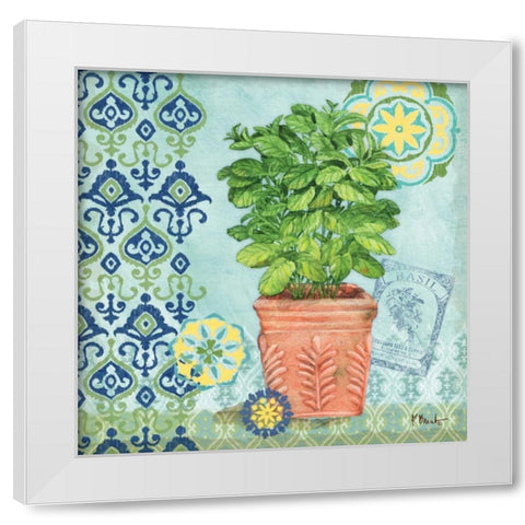 Garden to Table I White Modern Wood Framed Art Print by Brent, Paul