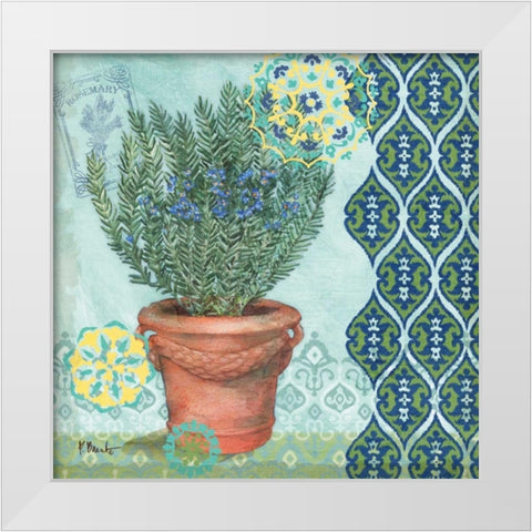 Garden to Table II White Modern Wood Framed Art Print by Brent, Paul