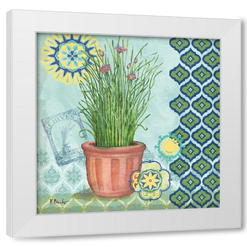 Garden to Table III White Modern Wood Framed Art Print by Brent, Paul