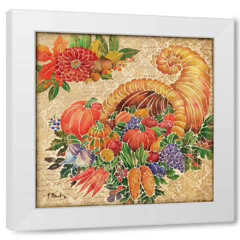 Classic Fall II White Modern Wood Framed Art Print by Brent, Paul
