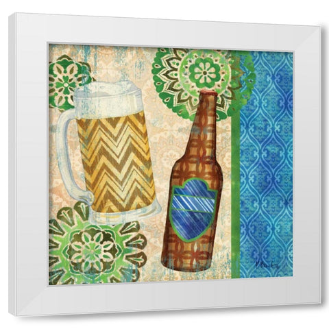 Bright Brew I White Modern Wood Framed Art Print by Brent, Paul