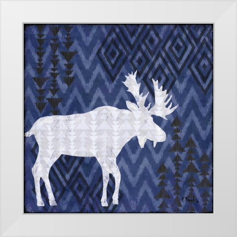 Scout Lodge I White Modern Wood Framed Art Print by Brent, Paul