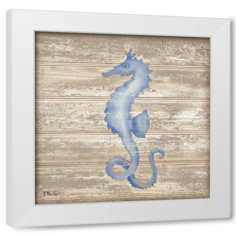 Providence II White Modern Wood Framed Art Print by Brent, Paul