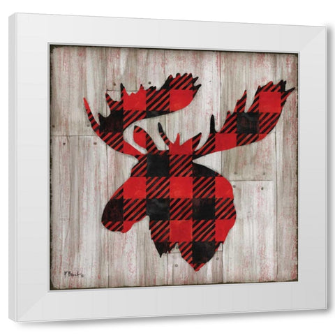 Logan Lodge II White Modern Wood Framed Art Print by Brent, Paul