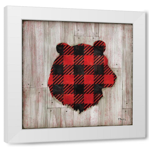 Logan Lodge III White Modern Wood Framed Art Print by Brent, Paul