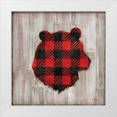 Logan Lodge III White Modern Wood Framed Art Print by Brent, Paul