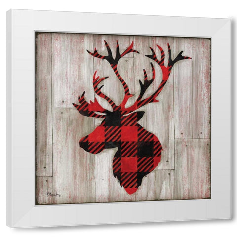 Logan Lodge IV White Modern Wood Framed Art Print by Brent, Paul