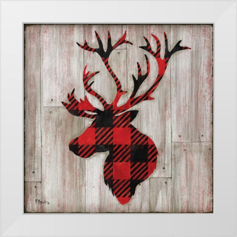 Logan Lodge IV White Modern Wood Framed Art Print by Brent, Paul