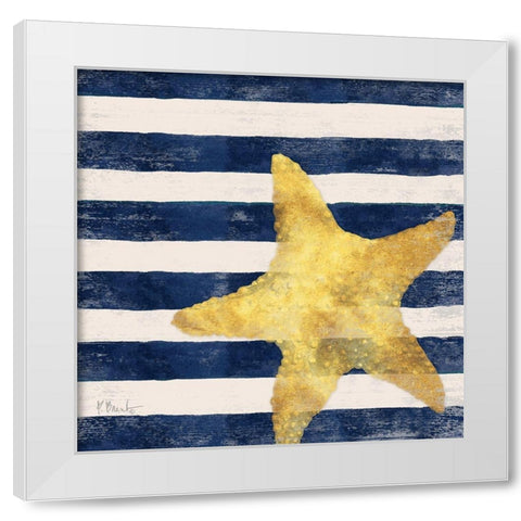 Savvy Shore II White Modern Wood Framed Art Print by Brent, Paul