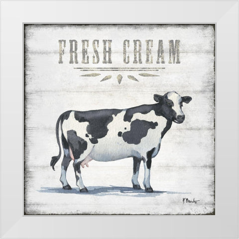 Farmhouse Fresh I White Modern Wood Framed Art Print by Brent, Paul