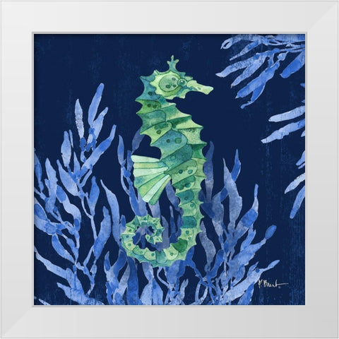 Bondi Sealife II White Modern Wood Framed Art Print by Brent, Paul