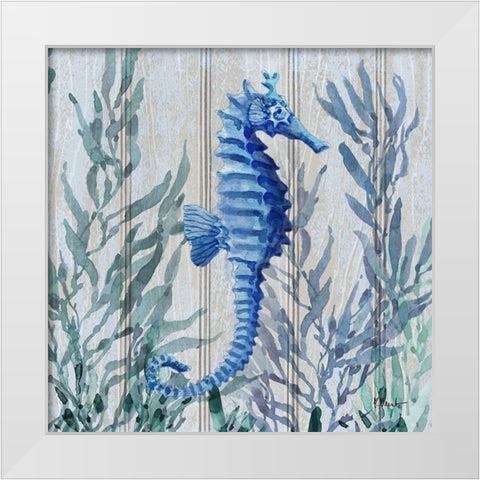 Navarre Sealife II White Modern Wood Framed Art Print by Brent, Paul