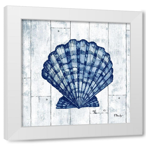 Coastal Timberland I White Modern Wood Framed Art Print by Brent, Paul