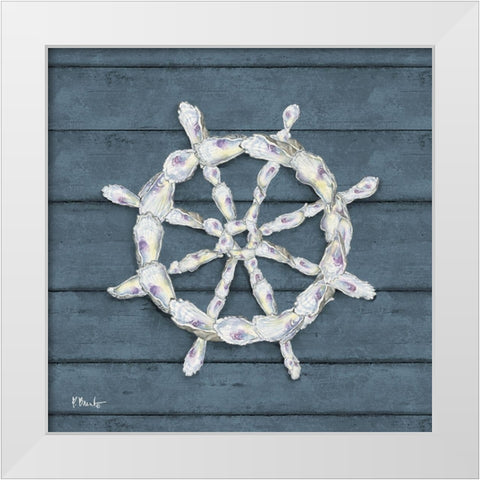 Oyster Cluster II White Modern Wood Framed Art Print by Brent, Paul