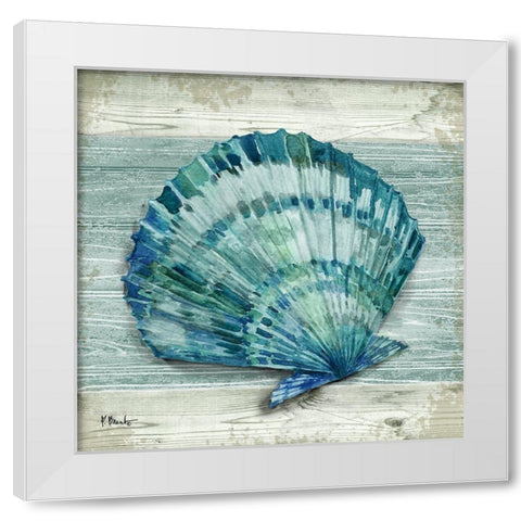 Northpoint Shells II White Modern Wood Framed Art Print by Brent, Paul