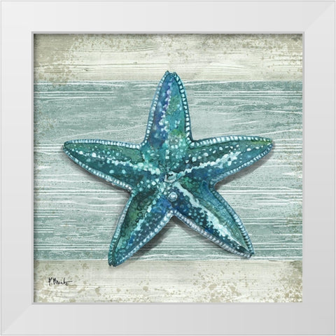 Northpoint Shells VII White Modern Wood Framed Art Print by Brent, Paul