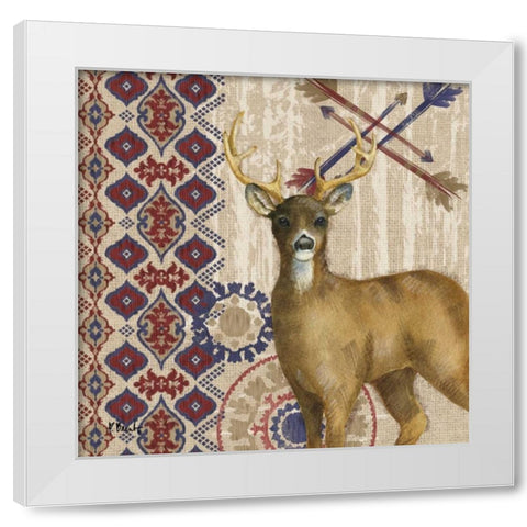 Highlands Ranch I White Modern Wood Framed Art Print by Brent, Paul