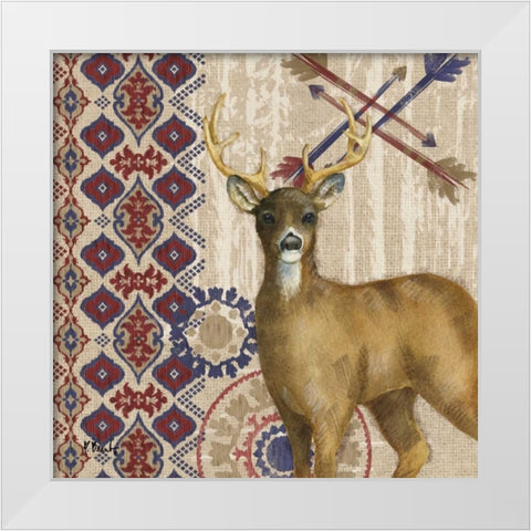 Highlands Ranch I White Modern Wood Framed Art Print by Brent, Paul