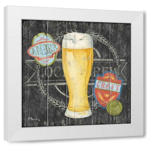 Craft Brew I White Modern Wood Framed Art Print by Brent, Paul