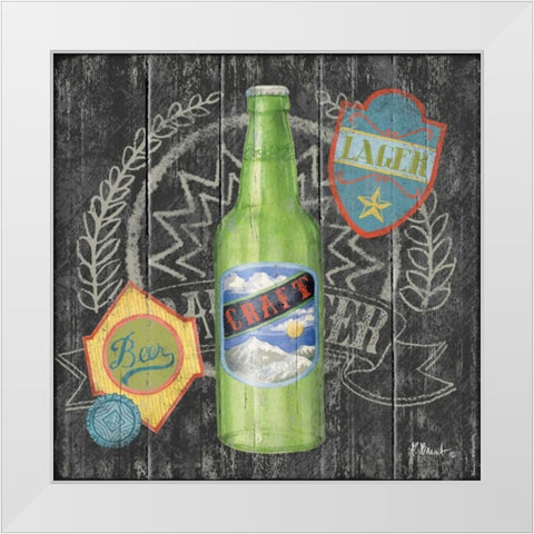Craft Brew II White Modern Wood Framed Art Print by Brent, Paul