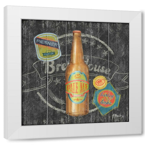 Craft Brew III White Modern Wood Framed Art Print by Brent, Paul