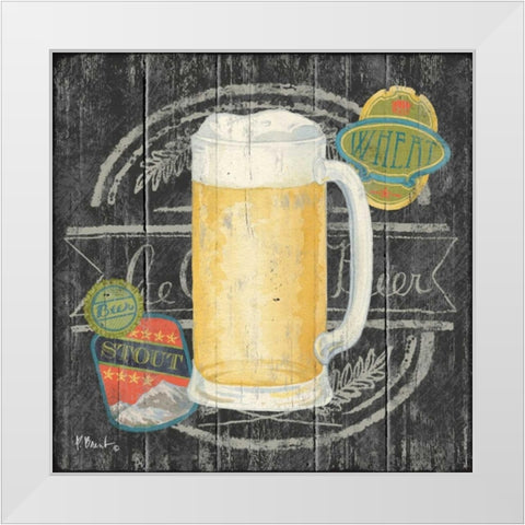 Craft Brew IV White Modern Wood Framed Art Print by Brent, Paul