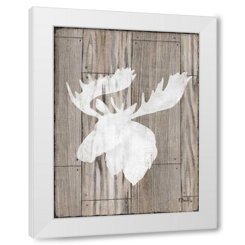 Greystone Lodge II White Modern Wood Framed Art Print by Brent, Paul