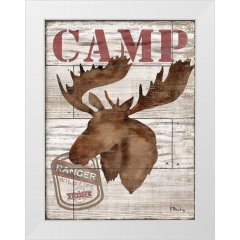 Wilderness Silhouettes II White Modern Wood Framed Art Print by Brent, Paul