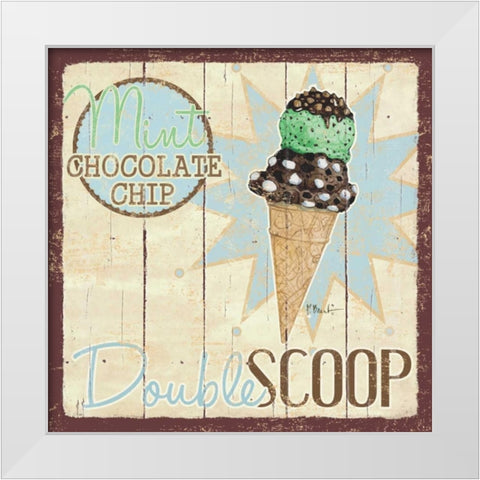 Sweet Treats I White Modern Wood Framed Art Print by Brent, Paul