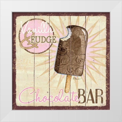 Sweet Treats III White Modern Wood Framed Art Print by Brent, Paul