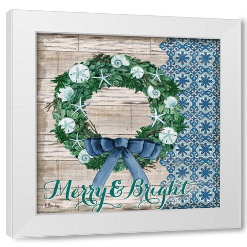 Coastal Holiday II White Modern Wood Framed Art Print by Brent, Paul