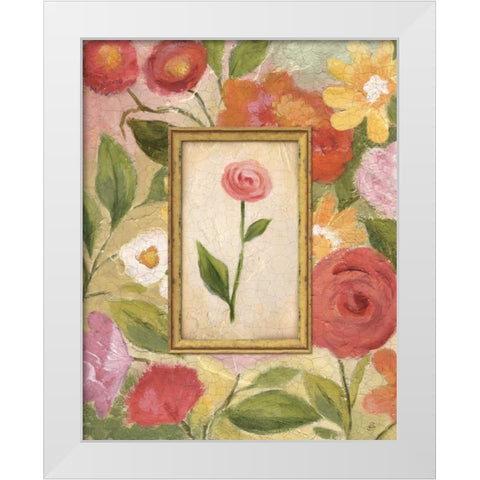 Sweet Romance II White Modern Wood Framed Art Print by Brissonnet, Daphne