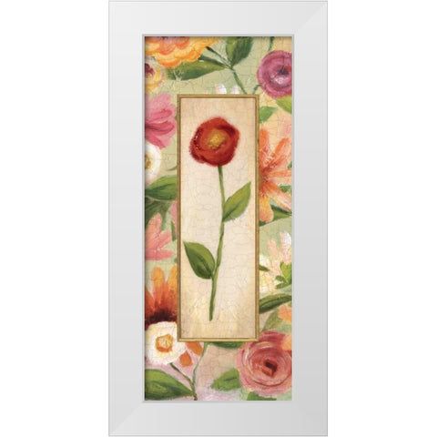 Sweet Romance Panel III White Modern Wood Framed Art Print by Brissonnet, Daphne