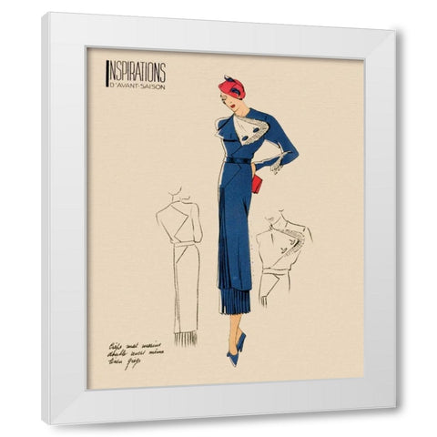 Inspirations I White Modern Wood Framed Art Print by Berman, Susan